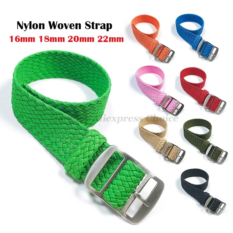 Fabric Woven Nylon Watch Band  - Perlon Strap Woven reseña y precio