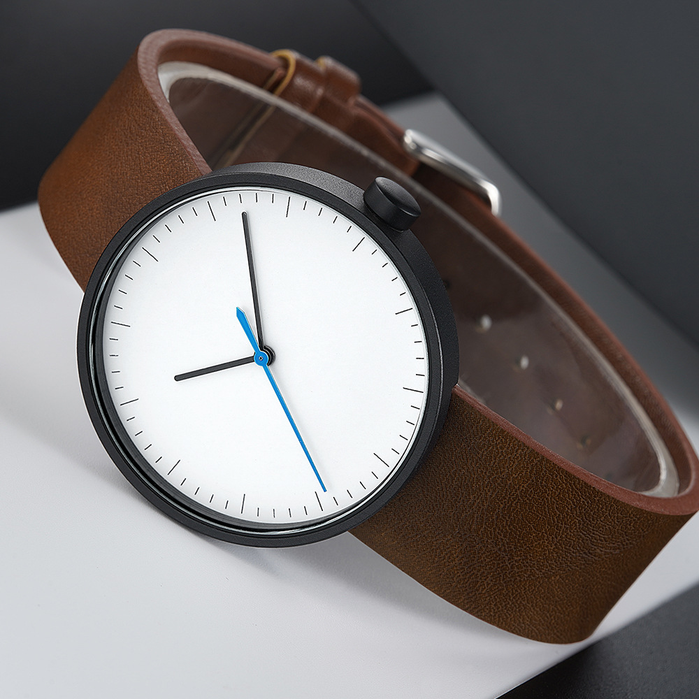 UTHAI Watch Men Simple Trendy  - Leather Watch Band Men reseña y precio