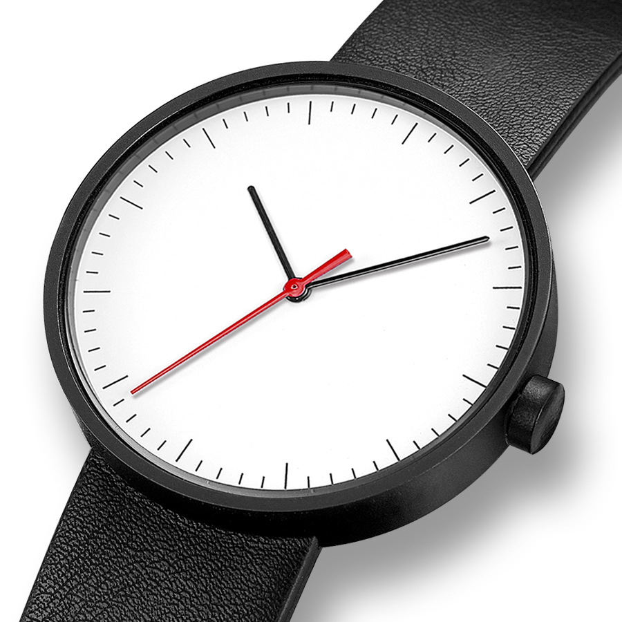 UTHAI Watch Men Simple Trendy  - Leather Watch Band Men reseña y precio
