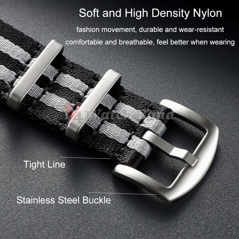 XL Super Long Size 330mm Nylon - Perlon Strap Woven reseña y precio