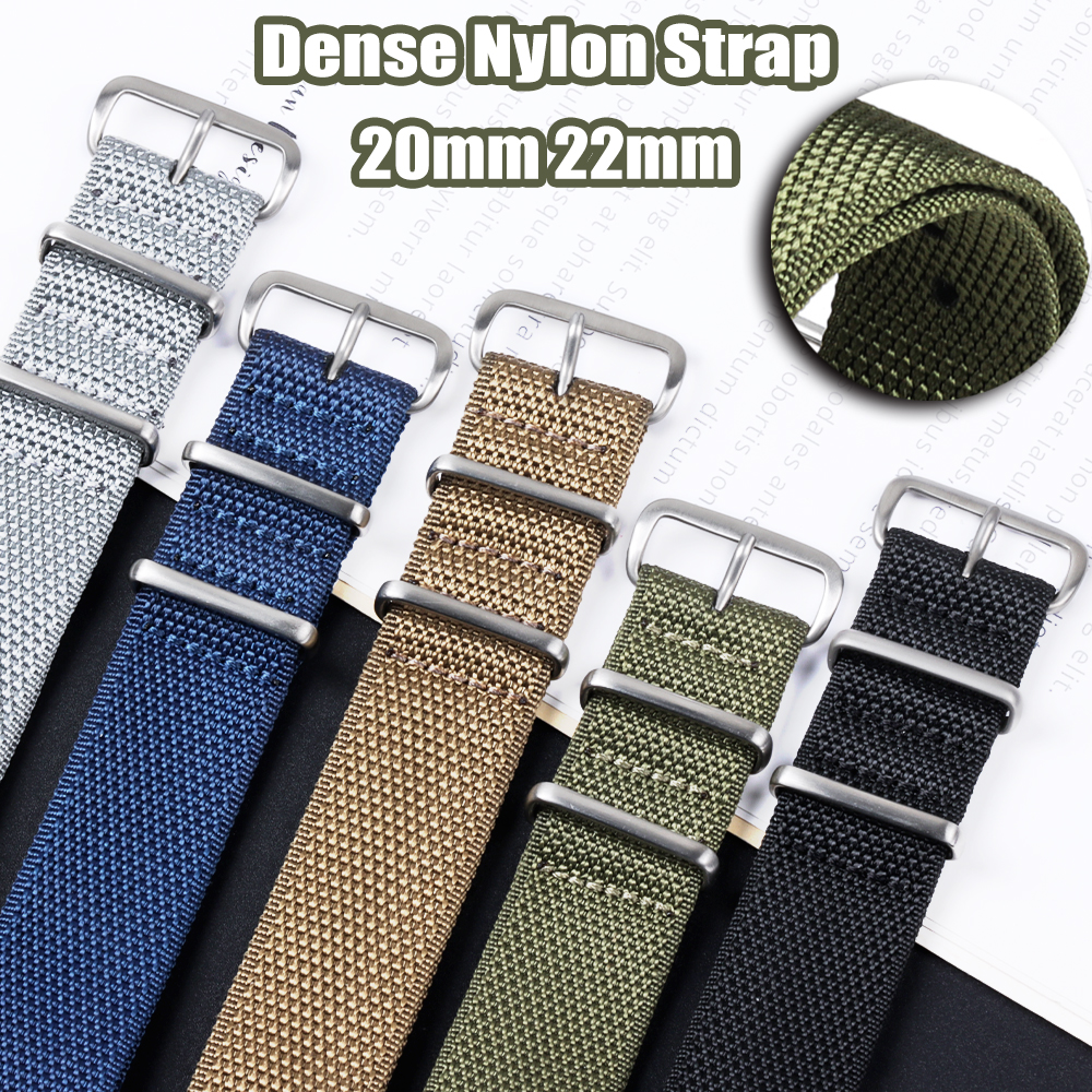 Dense Nylon Strap 20mm 22mm Wo - Perlon Strap Woven reseña y precio